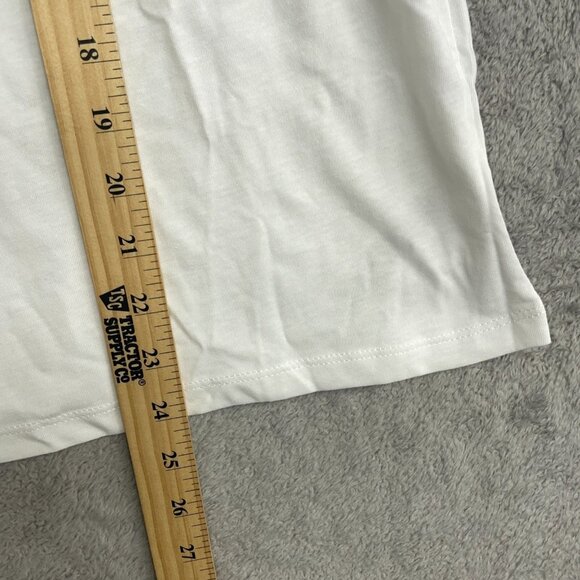 NEW Keith Haring Women's S T-Shirt Red Dog Graphic White Cotton Blend - Picture 5 of 10